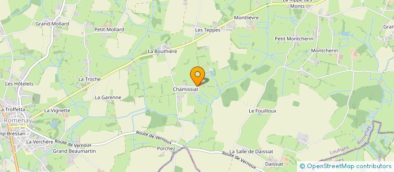 localisation de l'entreprise CES IMMOBILIER  ROMENAY