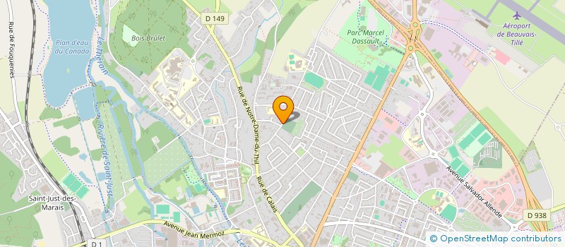 localisation de l'entreprise CES JOURS HEUREUX  BEAUVAIS