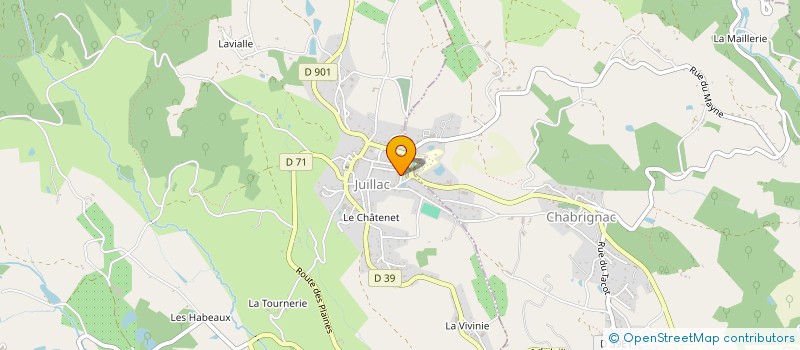 localisation de l'entreprise CES MAR  CHABRIGNAC