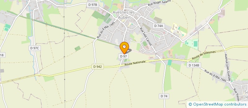 localisation de l'entreprise CES PETITES NRJ  AVESNES-LES-AUBERT