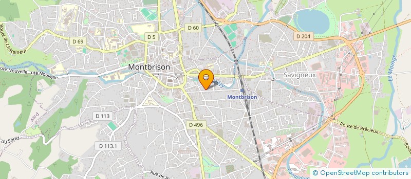 localisation de l'entreprise CES VENDEURQ 2000 à MONTBRISON