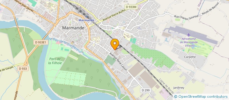 localisation de l'entreprise CESA à MARMANDE