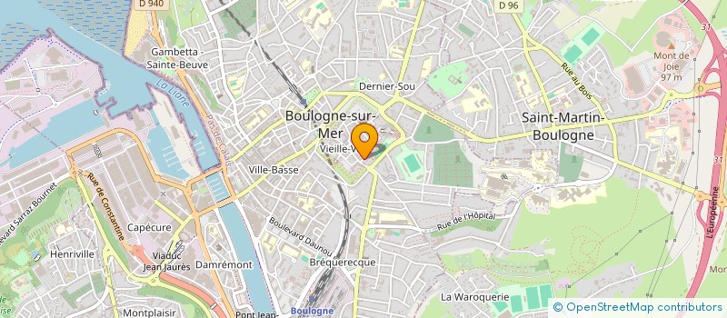 localisation de l'entreprise CESA  BOULOGNE-SUR-MER