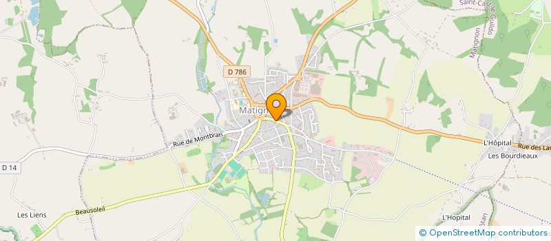 localisation de l'entreprise CESA DEVELOPPEMENT  MATIGNON