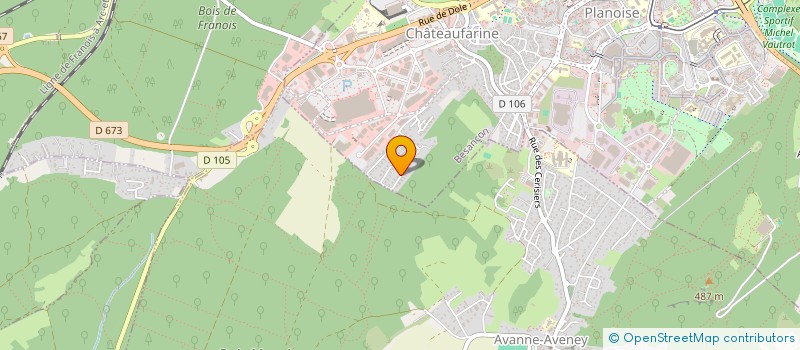 localisation de l'entreprise CESA - INVEST à BESANCON