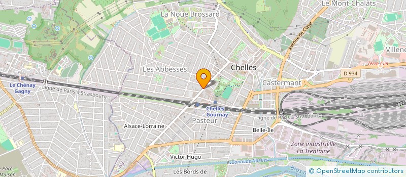 localisation de l'entreprise CESA TERTIAIRE à CHELLES