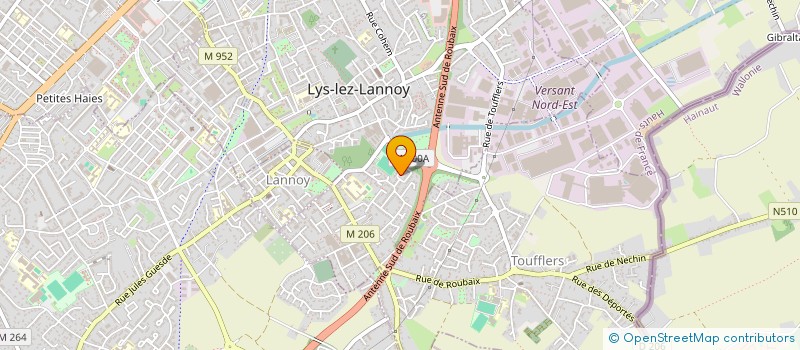 localisation de l'entreprise CESACL  LYS-LEZ-LANNOY