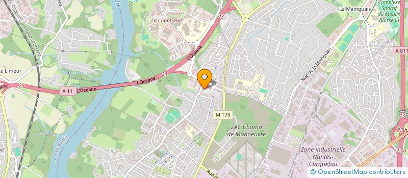 localisation de l'entreprise CESACOM à NANTES