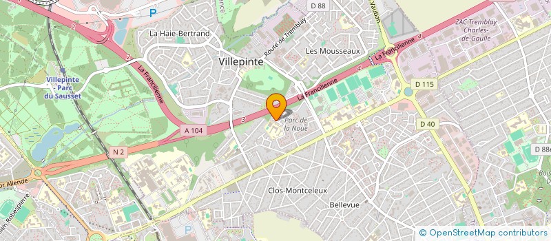 localisation de l'entreprise CESAIRE-VALERY à VILLEPINTE