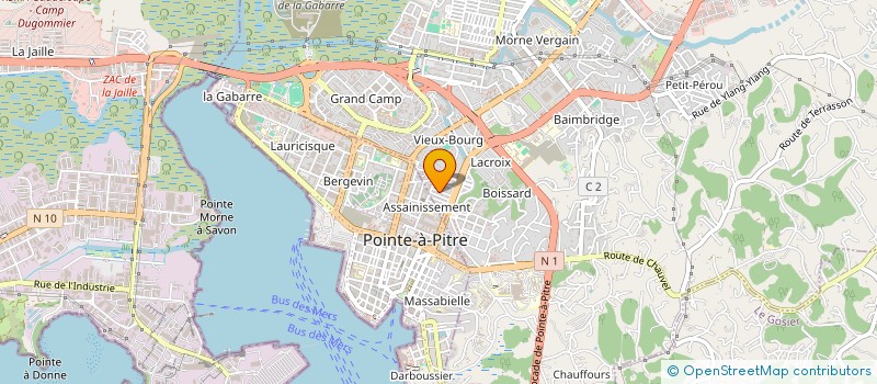 localisation de l'entreprise CESAIRE VALERY SECURITE PRIVE à LES ABYMES