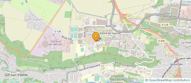 localisation de l'entreprise CESAL à GIF-SUR-YVETTE