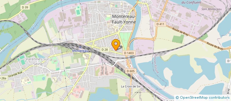 localisation de l'entreprise CESAM à MONTEREAU-FAULT-YONNE