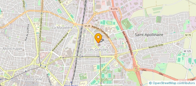 localisation de l'entreprise CESAM à DIJON