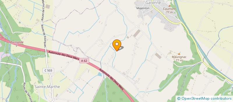 localisation de l'entreprise CESAM  CALONGES