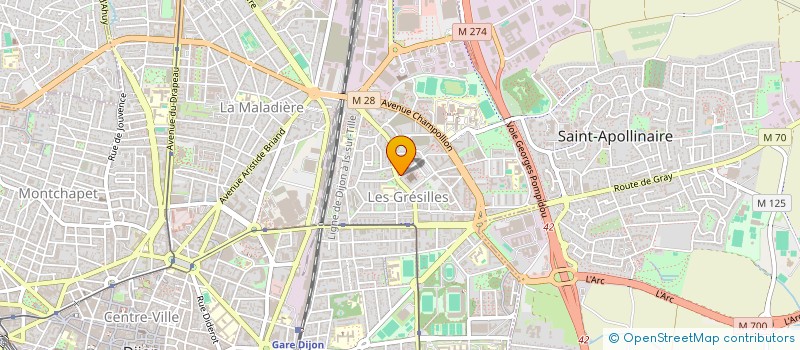 localisation de l'entreprise CESAM AUTONOMIES à DIJON