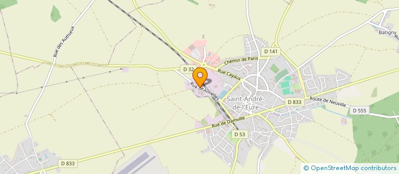 localisation de l'entreprise CESAM CONSTRUCTION à SAINT-ANDRE-DE-L'EURE