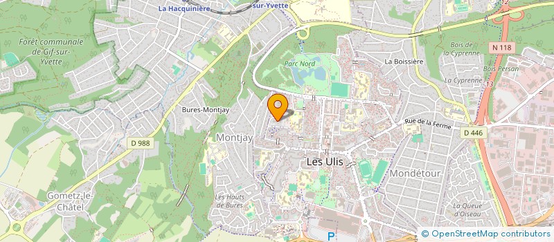 localisation de l'entreprise CESAM INFORMATIQUE à LES ULIS