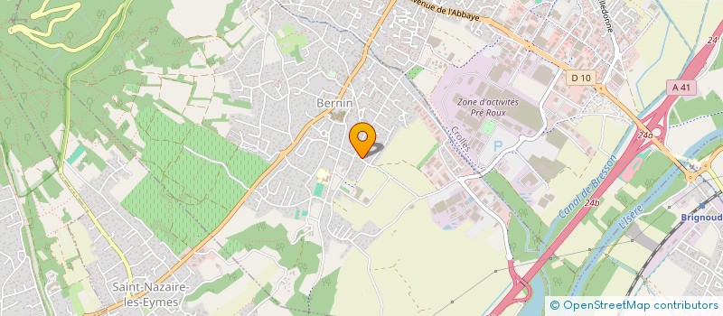 localisation de l'entreprise CESAM38 HFM  BERNIN