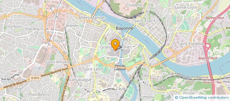 localisation de l'entreprise CESAME à BAYONNE