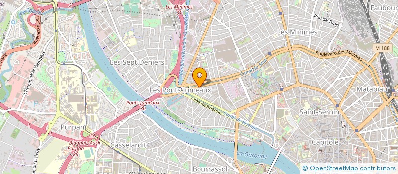 localisation de l'entreprise CESAME  TOULOUSE