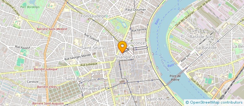 localisation de l'entreprise CESAME à BORDEAUX