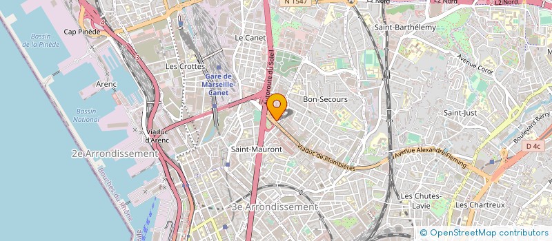 localisation de l'entreprise CESAME LOCATION à MARSEILLE
