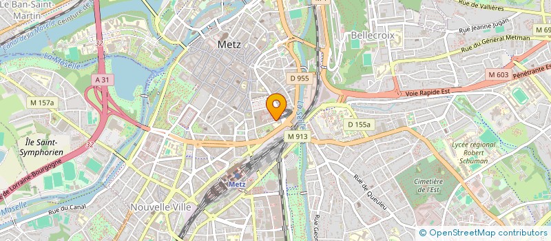 localisation de l'entreprise CESAMM à METZ