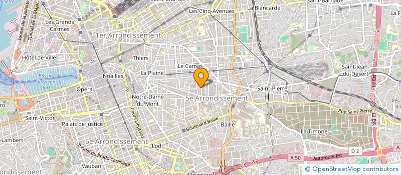 localisation de l'entreprise CESANN ASCENSEUR à MARSEILLE