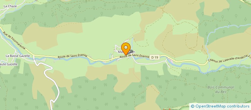 localisation de l'entreprise CESAR  SAINT-ETIENNE-DE-LUGDARES