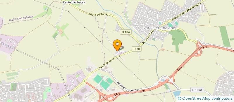 localisation de l'entreprise CESAR  VAROIS-ET-CHAIGNOT