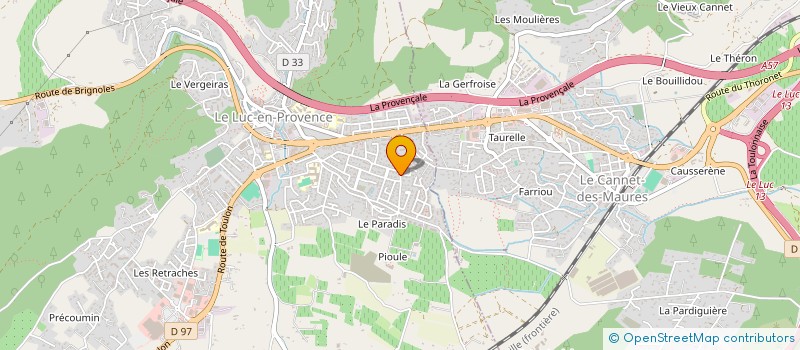 localisation de l'entreprise CESAR  LE LUC