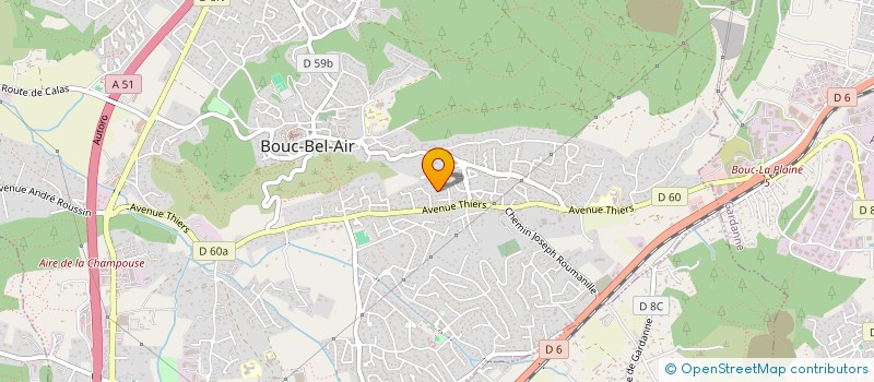 localisation de l'entreprise CESAR à BOUC-BEL-AIR