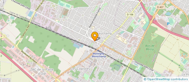 localisation de l'entreprise CESAR  BEAUCHAMP