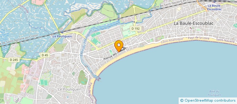 localisation de l'entreprise CESAR  LA BAULE-ESCOUBLAC