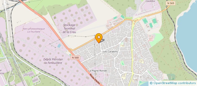 localisation de l'entreprise CESAR  FOS-SUR-MER