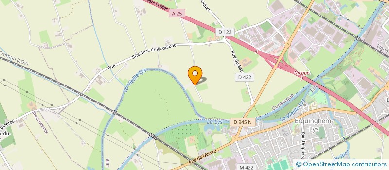 localisation de l'entreprise CESAR  NIEPPE