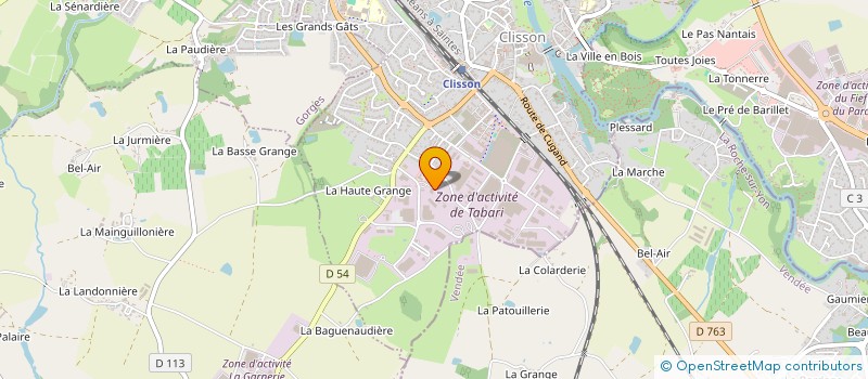 localisation de l'entreprise CESAR AND CO à CLISSON