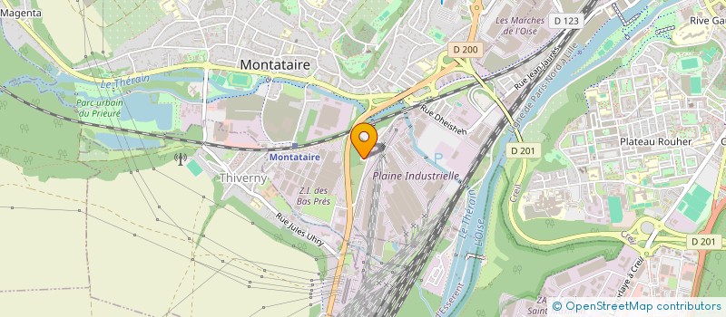 localisation de l'entreprise CESAR AUTO  MONTATAIRE