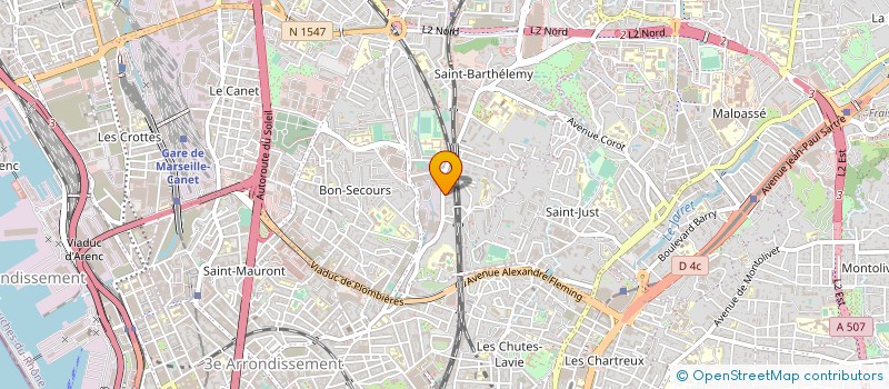 localisation de l'entreprise CESAR BISCUITERIE à MARSEILLE