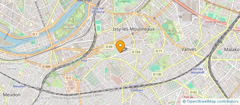 localisation de l'entreprise CESAR CONSULTING SA MANAGEMENT CONSULTANCY à ISSY-LES-MOULINEAUX