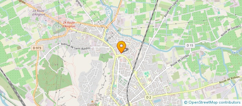 localisation de l'entreprise CESAR DE BUS  CAVAILLON