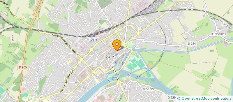 localisation de l'entreprise CESAR ET LILI  DOLE