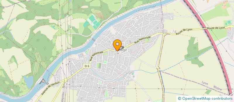 localisation de l'entreprise CESAR MACONNERIE  JONAGE