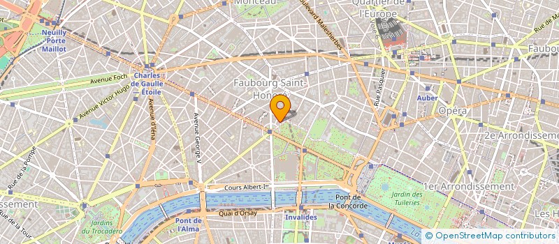 localisation de l'entreprise CESAR MATIGNON  PARIS
