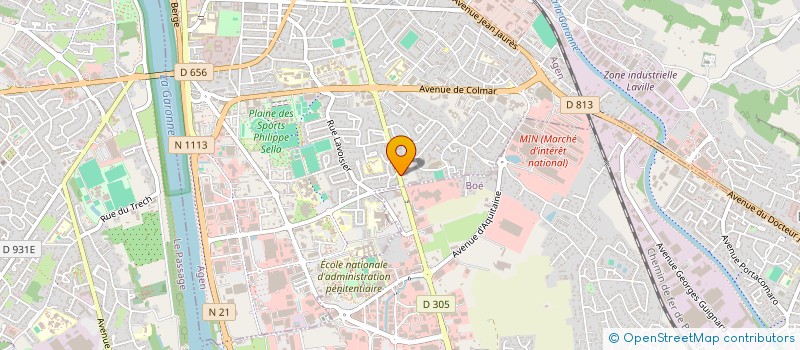 localisation de l'entreprise CESAR PALACE  AGEN