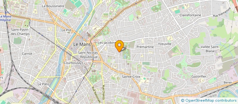 localisation de l'entreprise CESAR SPORT INTERNATIONAL  LE MANS