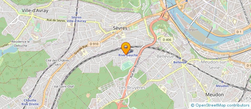 localisation de l'entreprise CESAR.TEAM à SEVRES