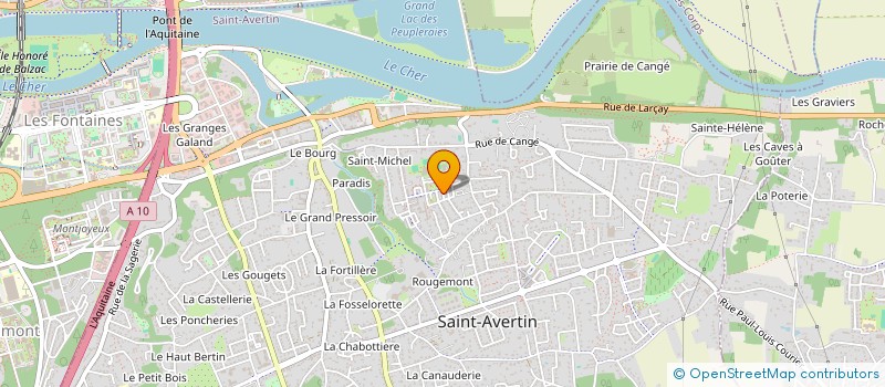 localisation de l'entreprise CESAR TRANSPORT  SAINT-AVERTIN