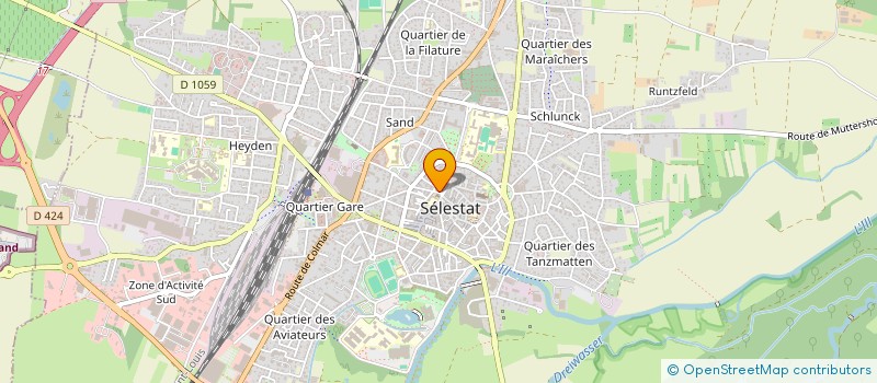 localisation de l'entreprise CESARD IMMOBILIER  SELESTAT