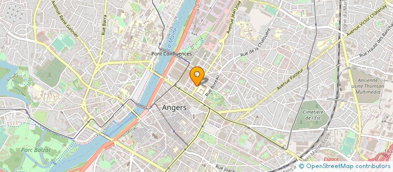 localisation de l'entreprise CESARE à ANGERS